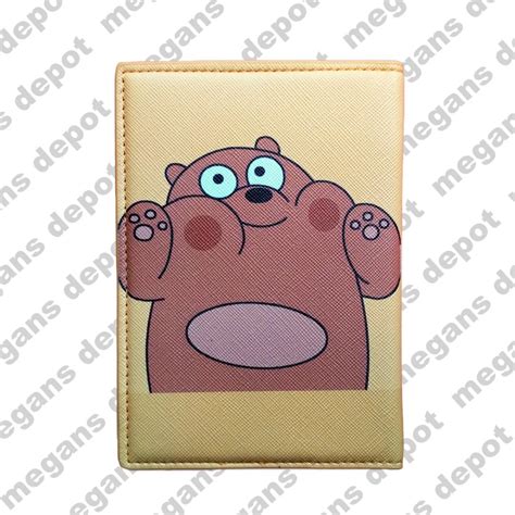 We Bare Bears Grizzly Passport Holder Hobbies And Toys Travel Travel Essentials And Accessories