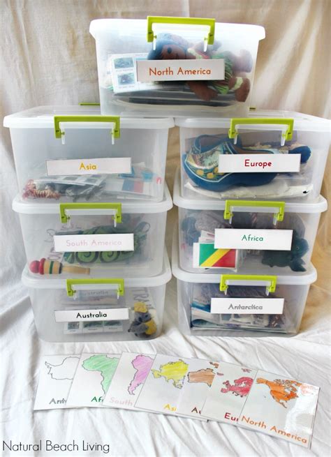 Easy Ways To Teach Montessori Culture Free Printables Natural Beach