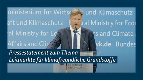 Pressestatement Zum Thema Leitm Rkte F R Klimafreundliche Grundstoffe