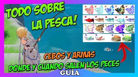 TODO sobre la PESCA Localizaciones y horarios de peces Cómo y donde