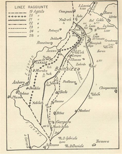 Battaglie Dell Isonzo 22 Giugno 1915 12 Novembre 1917 Bersaglieri