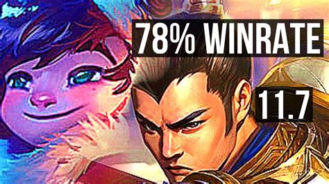 NUNU WILLUMP Vs XIN ZHAO JUNGLE 9 0 9 78 Winrate Legendary