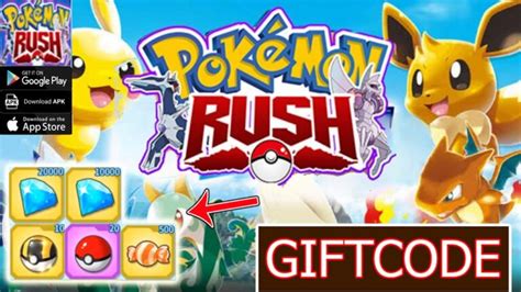 Pokemon Rush Gameplay Giftcodes How To Redeem Code