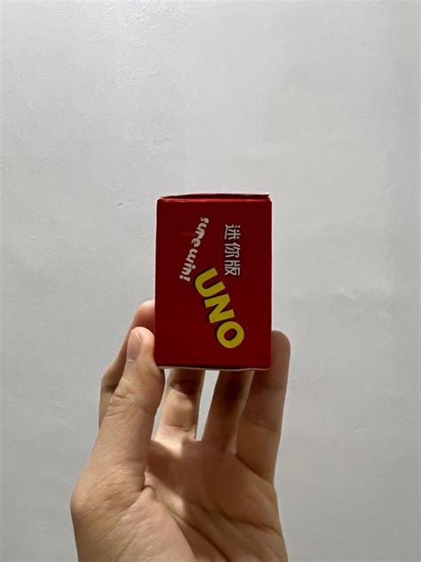 Mini Uno Cards Hobbies And Toys Toys And Games On Carousell