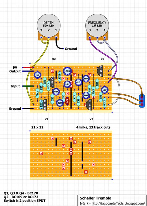 Guitar Fx Layouts Schaller Tremolo