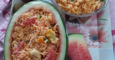 Watermelon Friedrice Recipe By Lipika Das Cookpad