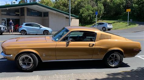 1968 Mustang Fastback Sunlit Gold Walk Around After Engine Rebuild Getting Ready For Cars