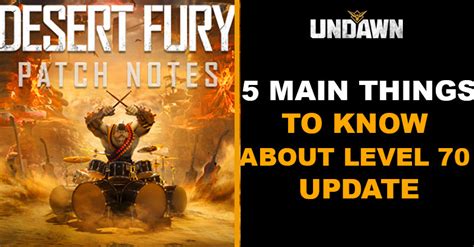 Main Things To Know About Level Update In Undawn