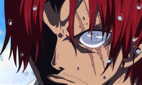 How did Shanks get his scar in One Piece?