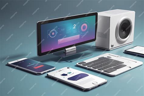 Premium Ai Image Create Animated Electronic Device Mockups For