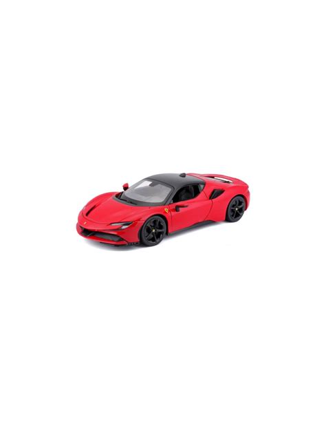 Voiture Miniature Ferrari Sf90 Stradale Hybrid 2019 Red 118 18 16015