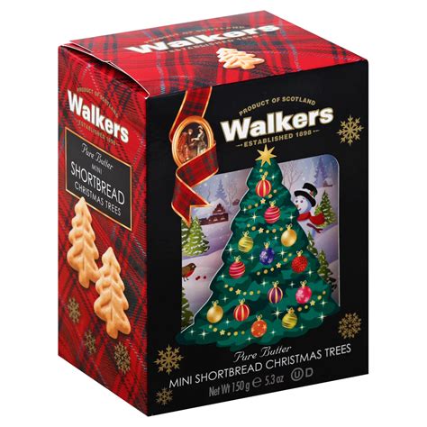 Walker S Mini Christmas Trees Shortbread Cookies Shop Cookies At H E B