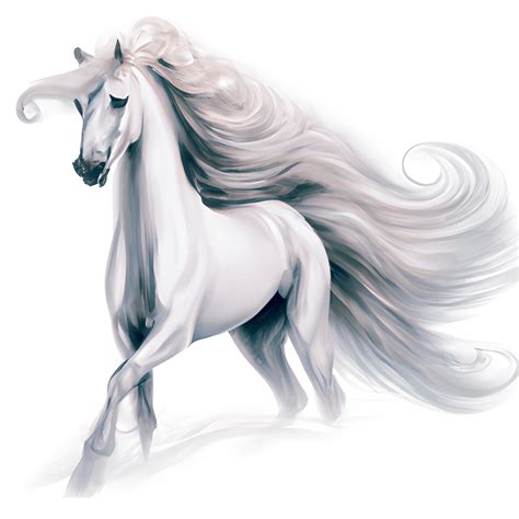 Fantasy White Horse · Creative Fabrica