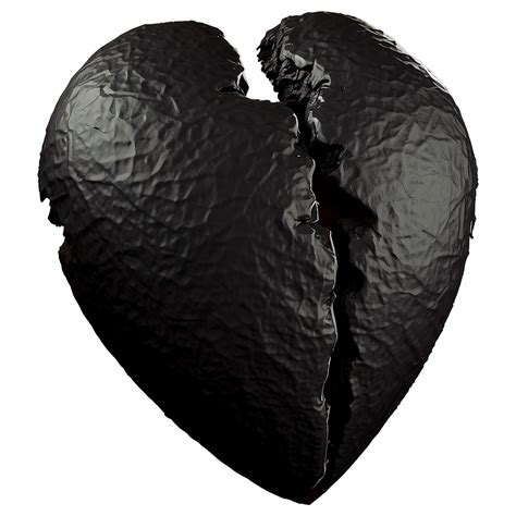 Download Broken Heart In Black Shadow Png Tjv