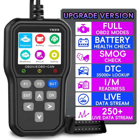 Esc Ner OBD2 Mec Nico Profesional De Datos En Vivo Herramienta De Diagn