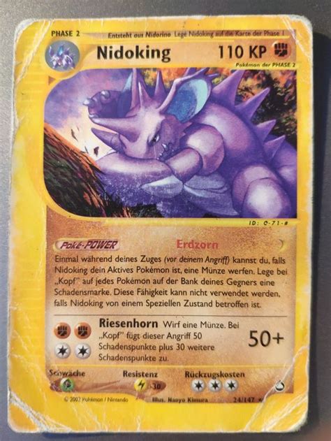 Pokemon Nidoking E Series Non Holo Aquapolis Kaufen Auf Ricardo