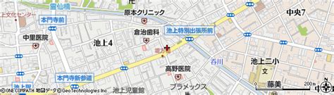 東京都大田区池上4丁目2 8の地図 住所一覧検索｜地図マピオン