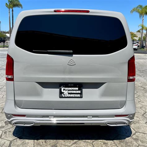 Custom Mercedes Maybach Metris Van Rides Chalk Gray On Matching Agl