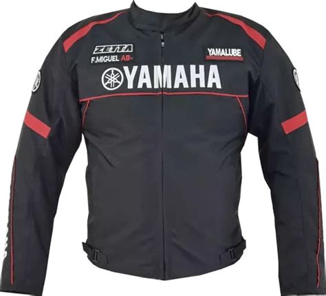 Casaco Yamaha Team Factory Black N Red Motoqueiro Mod 11