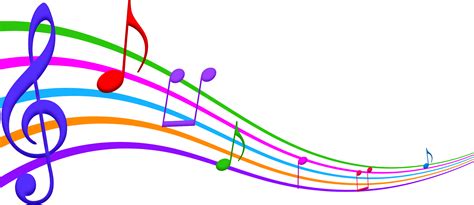 Colourful Music Notes Clipart Best