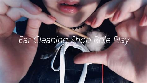 SUB ASMR 한국어 정성스러운 이어클리닝 Ear Cleaning Shop YouTube