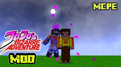 Jojo S Bizarre Adventure Addon In Minecraft Pe Youtube