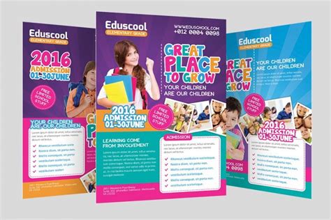 22+ Best School Flyers Template PSD Download - Graphic Cloud