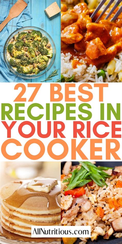 Best Rice Cooker Recipes All Nutritious