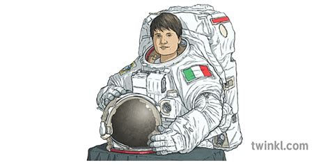 Samantha Cristoforetti Retrato Persona Astronauta Italiano Espacio Ks2