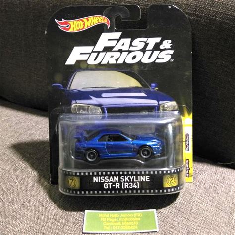 Hot Wheels Nissan Skyline R Fast Furious Shopee Malaysia