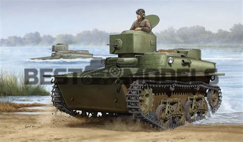 Soviet T 37 Amphibious Light Tank HB83818 HobbyBoss Бронетехника 1 35 с