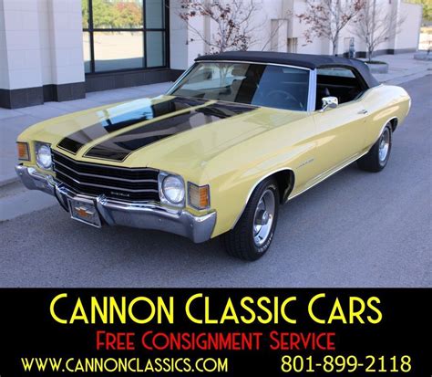 1972 Chevrolet Chevelle 350 V8 Yellow Used Chevrolet Chevelle