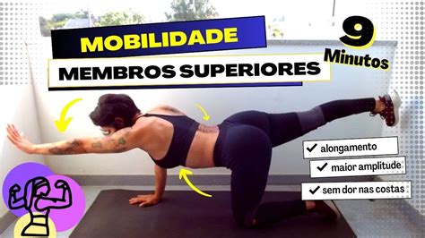 MOBILIDADE para MEMBROS SUPERIORES Exercícios de mobilidade Treino