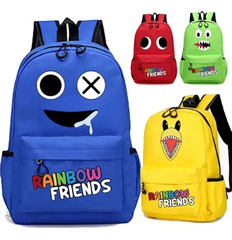 Mochila Escolar Rainbow Friends Para Niños Meses sin interés