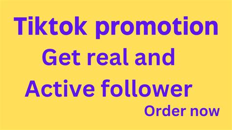 Do Real Organic Tiktok Promotion Tik Tok And Marketing By Hannabel22