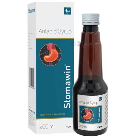 Stomawin Antacid Syrup 200ml Each Buy Box Of 10 Bottle At Best