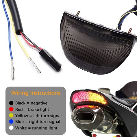 Motorrad Led R Cklicht Bremse Blinker Licht F R Honda Cbr Rr