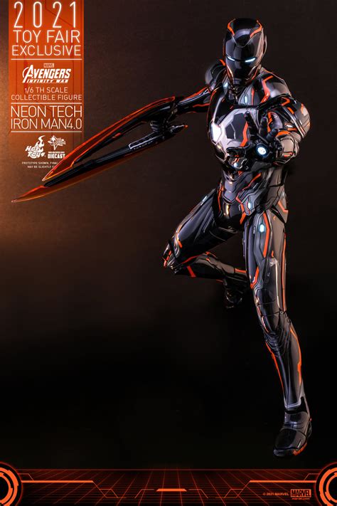 Hot Toys MMS D Avengers Infinity War Neon Tech Iron Man Hot Toys Complete Checklist