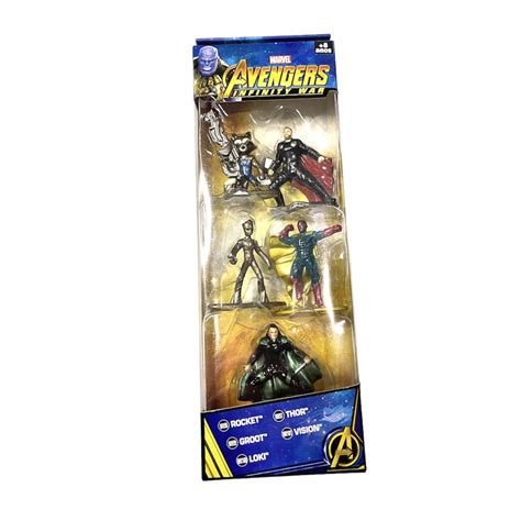 Nano Metalfigs Marvel Vingadores Guerra Do Infinito Avengers