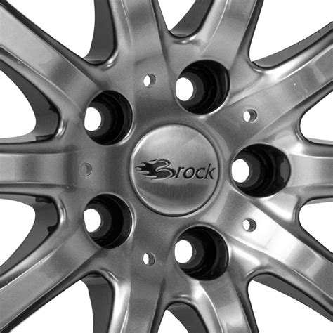 Brock B Chrome Silver Alloy Wheels Wheelbase