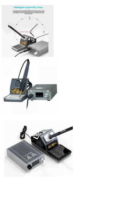 Hand Held Portable SMD Rework Station Hot Air Blower Gun With Nozzles Set For SMD BGA Rework