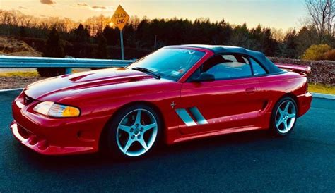 One Of Three 1995 Saleen S 351 Mustang Convertible Was Seldom Used And