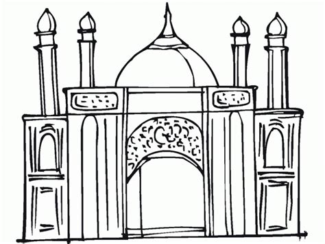 Masjid Coloring Pages at GetColorings.com | Free printable colorings ...