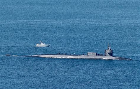 Usnavy Submarine Uss Florida Ssgn 728 Arriving In Gibraltar Gibraltar