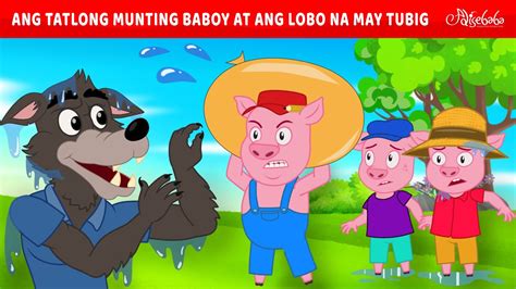 Ang Tatlong Munting Baboy At Ang Lobo Na May Tubig Engkanto Tales