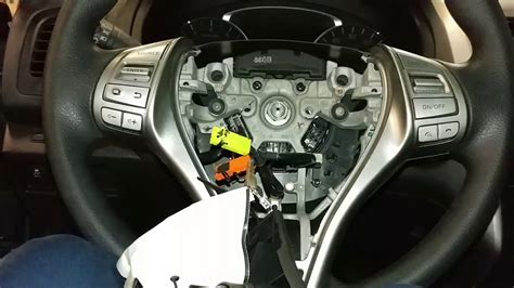 Nissan Altima Steering Wheel Air Bag Replacement YouTube