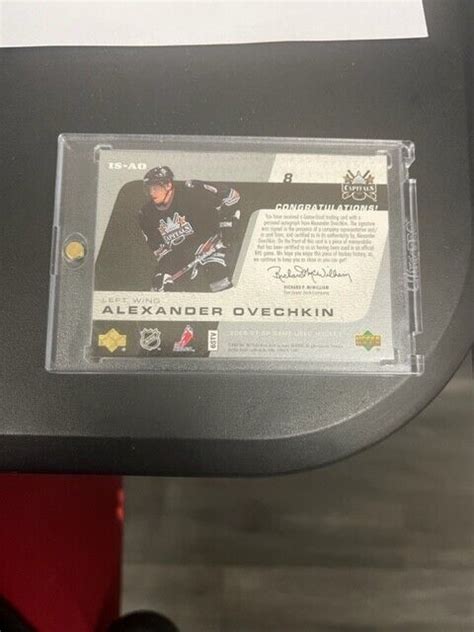 Alex Ovechkin Sp Game Used Inked Sweaters Auto Jsy D Hard