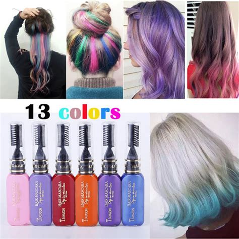 Temporary Hair Dye 12 Colors One Time Hair Color Pigment Hot Sale Non