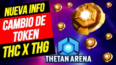 Cambios En La QUEMA De TOKENS De Thetan Arena Cambiar TOKEN THC Por