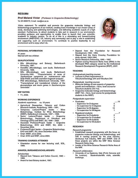 Recommendation Bsc Chemistry Student Resume Sample Marketing